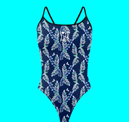 Love The Pain Women's  Bikini Thin Strap Triangle Swimsuit Competition Swimsuit Summer Function Training Print Bathing Suit