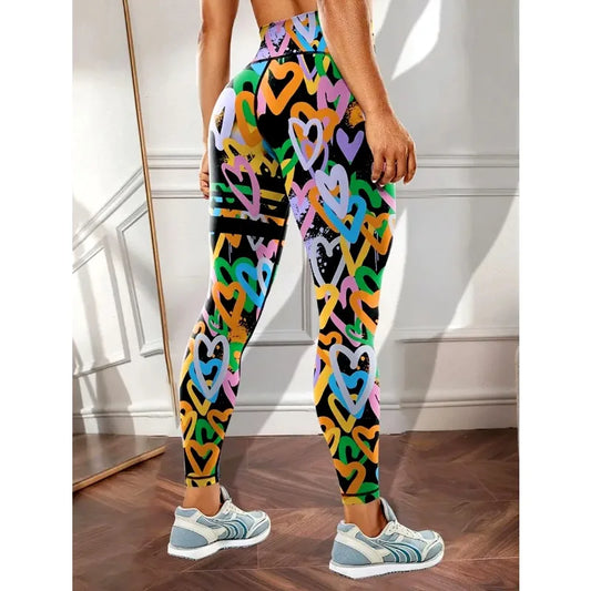 High Waist  Hip-lifting Yoga Pants Running Quick-drying Outdoor Sports Fitness Pants Women's Workout Clothes