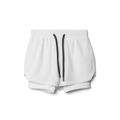 Running Shorts Male Gym Men's Shorts Crossfit 2 IN 1 Sport Shorts Homme Fitness Basketball Jogging Bodybuilding Short Pants