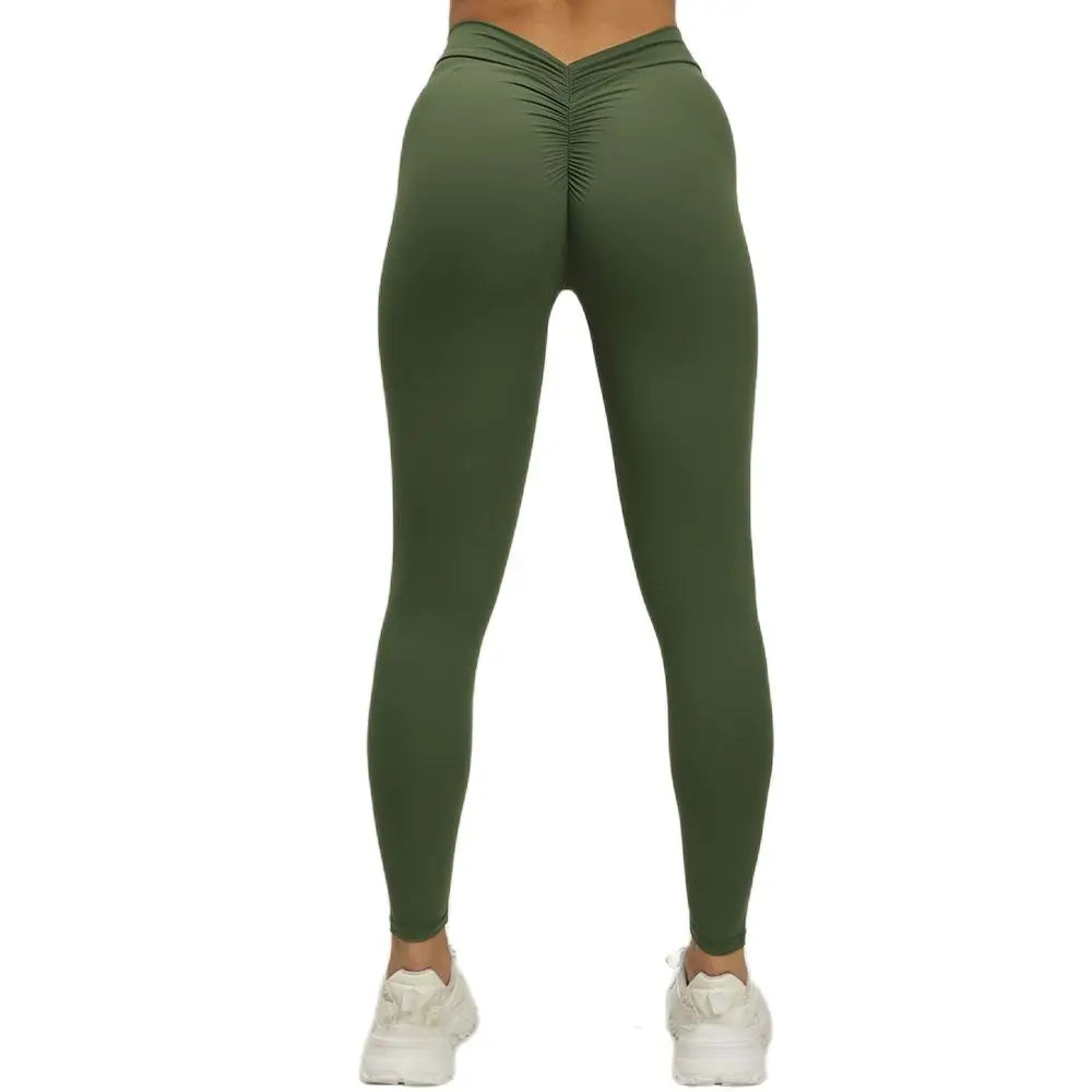 Nylon Gym Women's Pants Yoga Leggings Summer Outdoor Sports Indoor Fitness Sportswear Womens Clothing V-shaped Hip