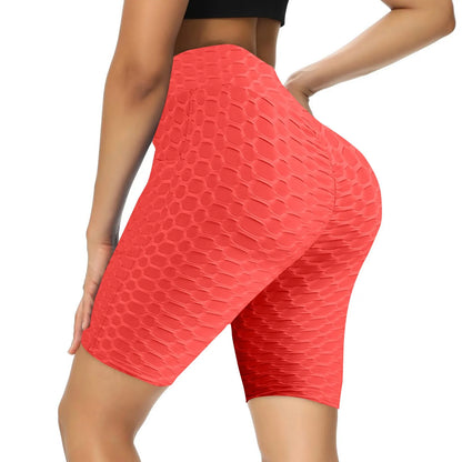 Women's Capris Yoga Fitness Peaches Buttocks Bubble Sports Leggings With Pockets Pants for Women Women’s Yoga Pants