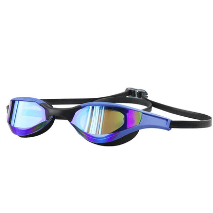 High-end Comfort Racing Color-Plated Swimming Goggles Adult Universal Waterproof and Anti-fog Pool Swimming Diving Goggles