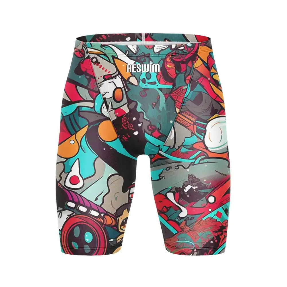 Swimming Trunk Swimwear Men's Beach Swim Surfing Sports Shorts Boys Swim Jammer Swimsuit Shorts Summer Quick Dry Bathing Suit