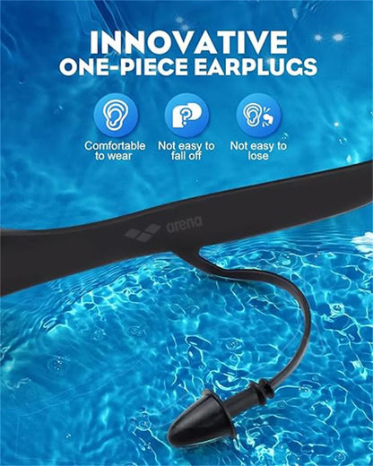 Professional Adult Anti-fog Swimming Goggles with Earplugs Men Women Swim Leak Proof Adjustable UV Protection Eyewear