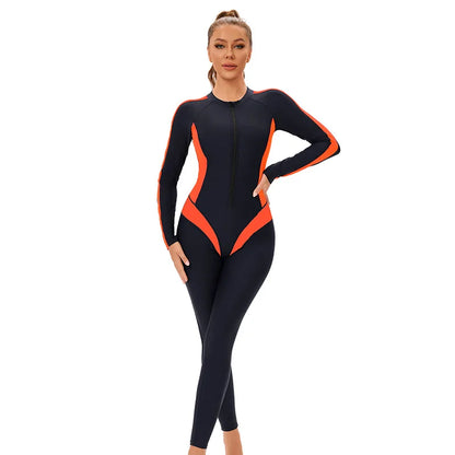 Sport Swimsuit Women's One Piece Bikini Print Patchwork Mesh Monokini Bodysuit Beach Swimwear Summer