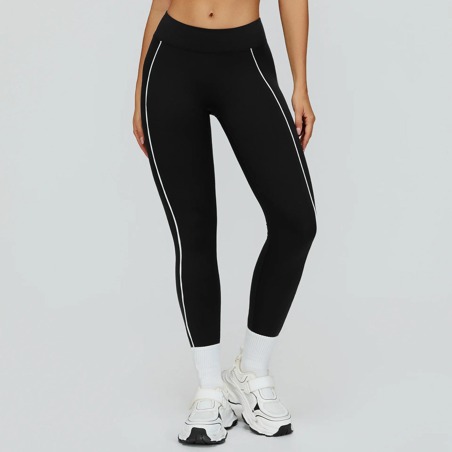 Women Yoga Leggings Gym Workout Trousers Running Sports Pants Female High Waist Push Up Training Pant Slim Fitness Yoga Leggings
