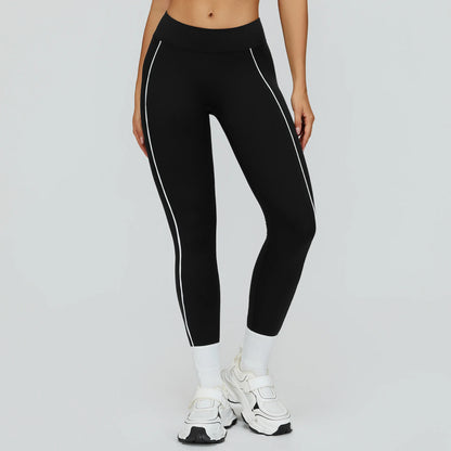 Women Yoga Leggings Gym Workout Trousers Running Sports Pants Female High Waist Push Up Training Pant Slim Fitness Yoga Leggings