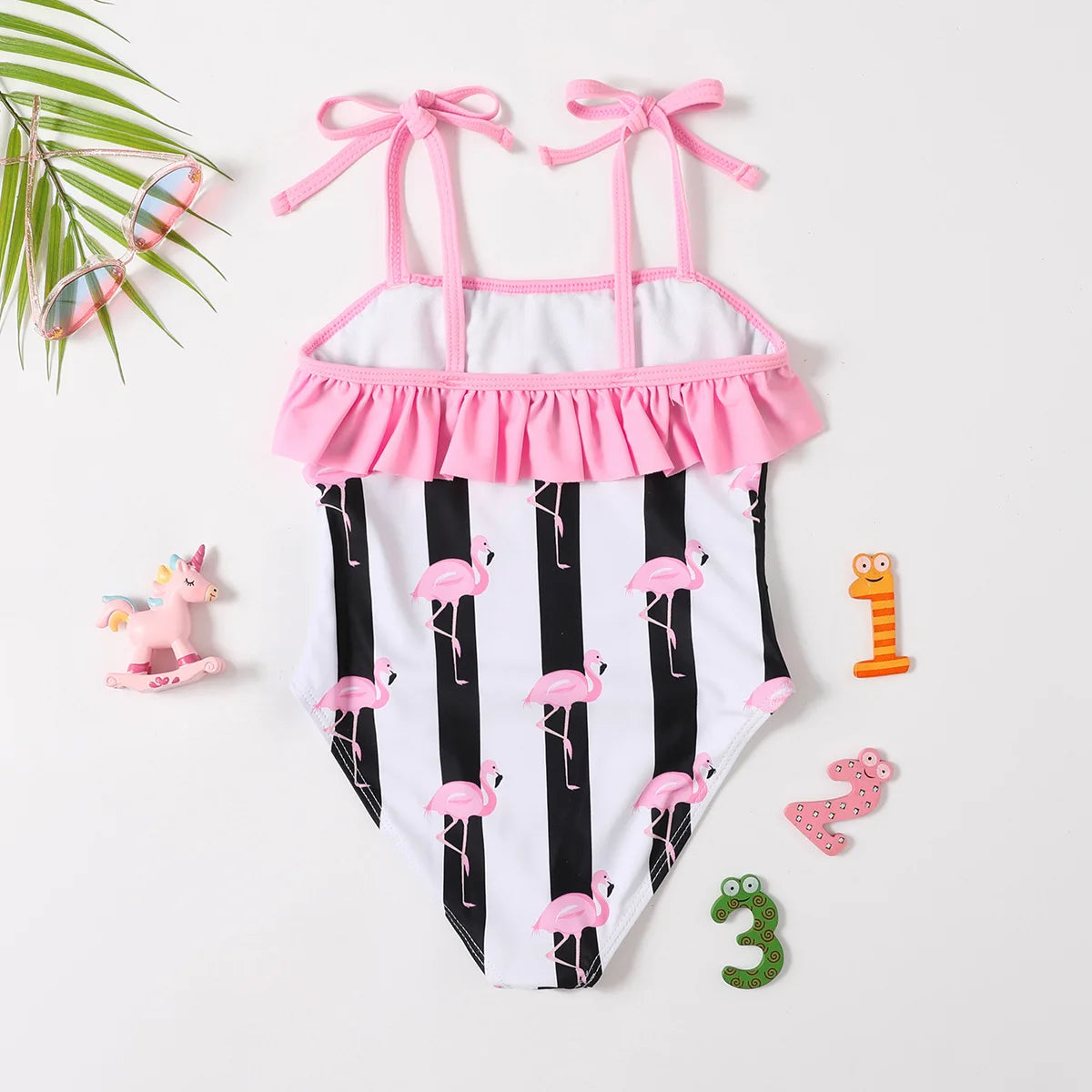Girls Swimsuit Summer One Piece Bathing Suit Baby Swimwear Kids Girl Bikini Sets Children's Swimming Clothes Beachwear