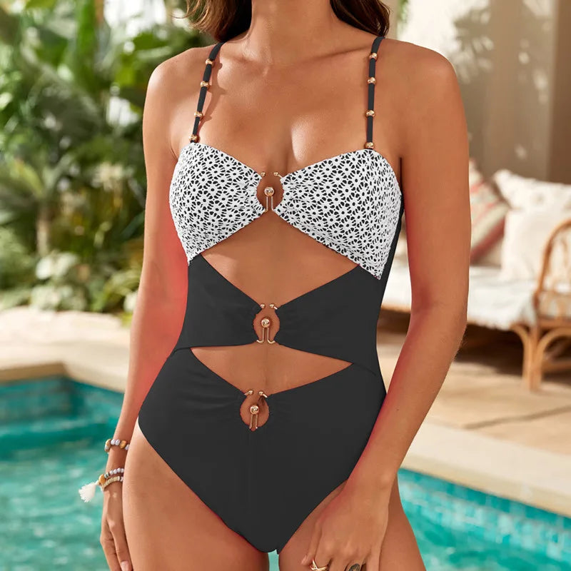 One Piece Swimsuits Closed Women's Swimwear Push Up For Swimming Wear Body Bathing Suits Beachwear Pool Bather