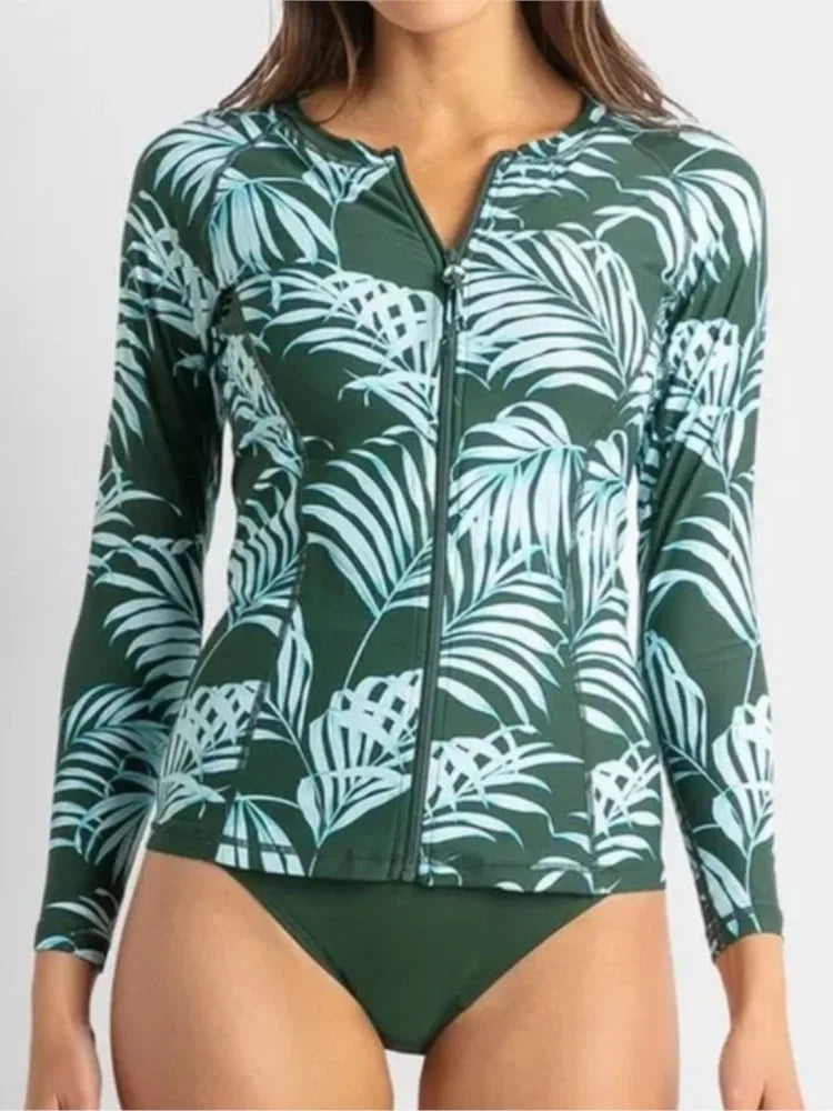 Swimwear Woman Swimsuit Rash Guard Long Sleeve Push Up Bikinis Briefs Brazilian Bathing Suit Women Beachwear Biquini Two Piece Suits