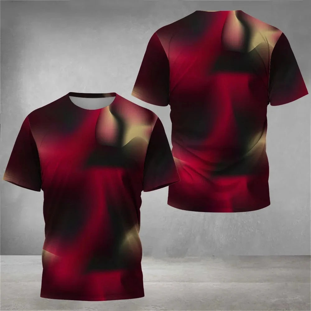 Gym T-Shirts Men's O-Neck Tennis Short Sleeve Male Breathable Fitness Outdoor Sports Tops Casual Running Badminton Sportswear