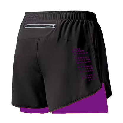 Running Shorts Sportswear 2 in 1 Training Short Pant Summer Double-deck Beach Homme Jogging Clothing Gym Sport Shorts Men