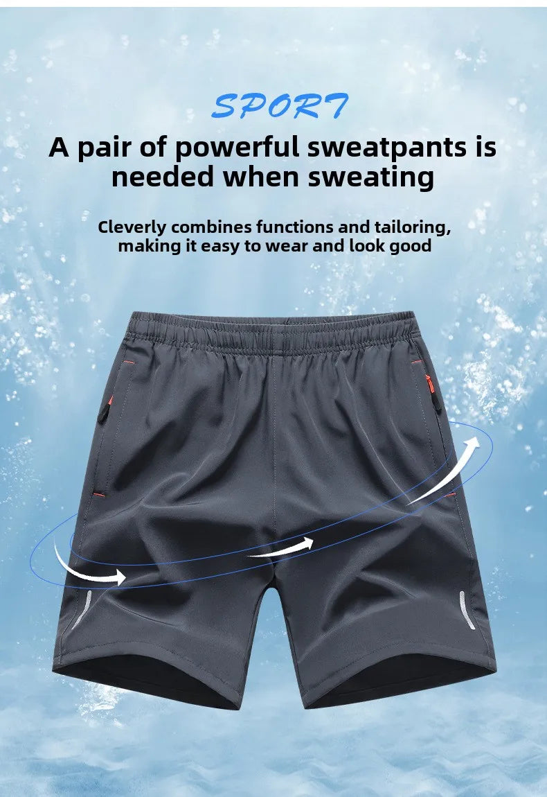 M-8XL Plus Size Men's Sports Shorts Summer New Arrival Comfortable Elastic Waist Clothing Male Breathable Short Trousers