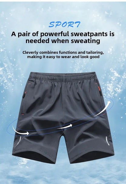 M-8XL Plus Size Men's Sports Shorts Summer New Arrival Comfortable Elastic Waist Clothing Male Breathable Short Trousers