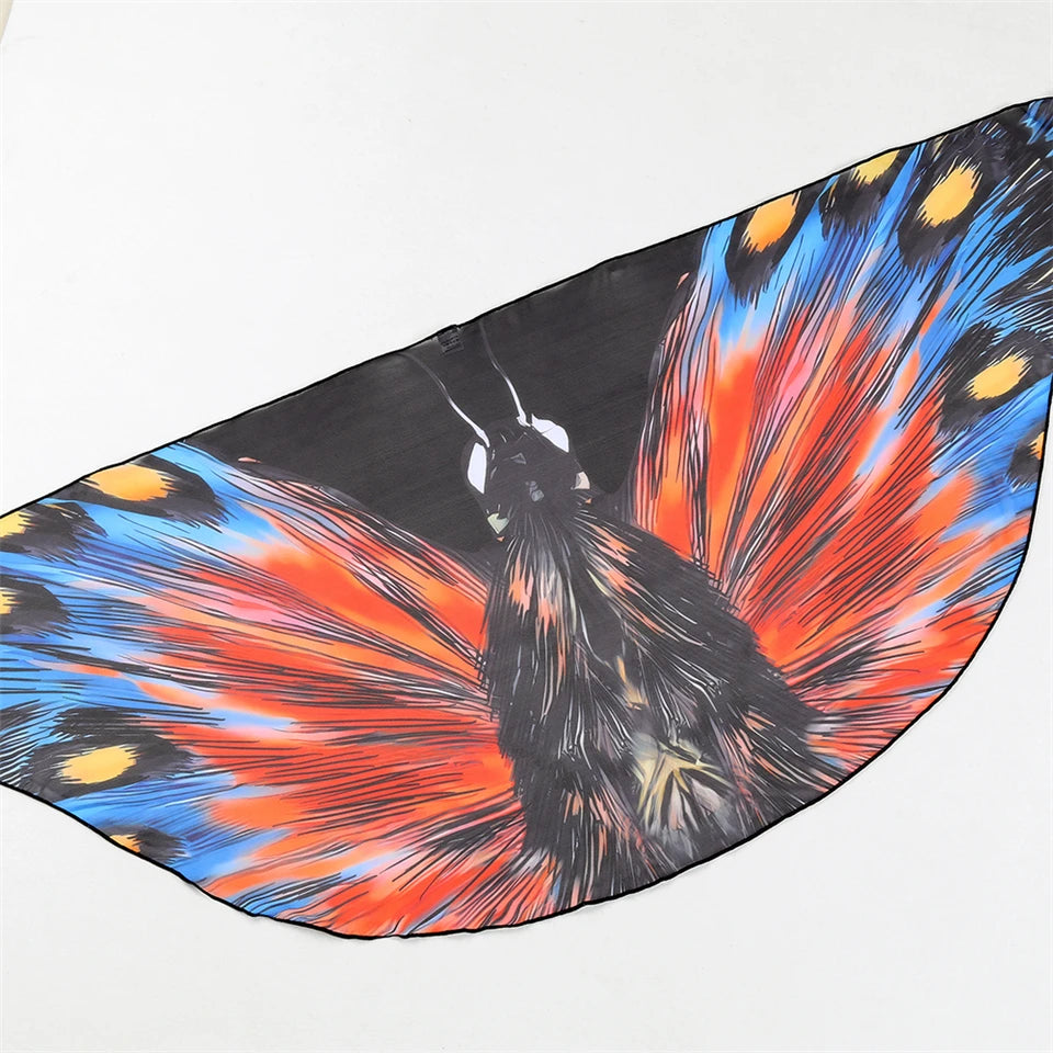 3 Pieces Bikini With Beach Skirt Butterfly Print String Bathing Suit Women Swimwear Female Swimming Swimsuit