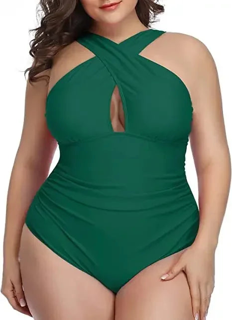 One-Piece Swimsuit for Women Size L-3XL Ladies Push Up Swimwear Swimming Suits Bathing Beachwear Bathers