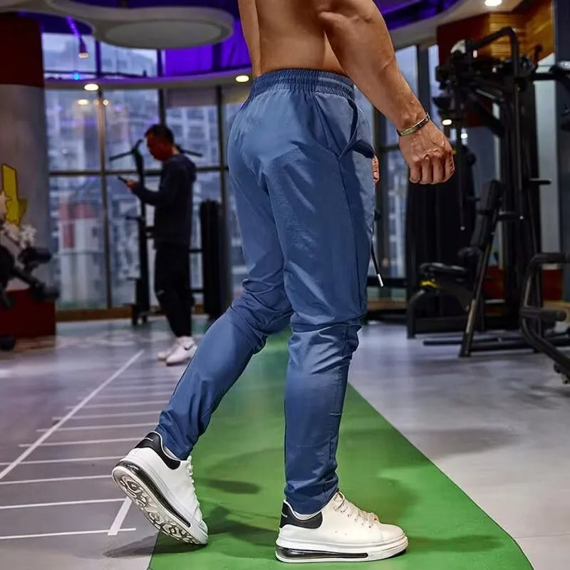 Pencil Pants Mens Gym Casual Sweatpants Pant Fishing Breathable Quick-Drying Ice Silk Outdoor Sports Cycling Jogging Training