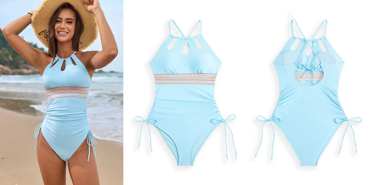 One Piece Swimsuits Closed Women's Swimwear Push Up For Swimming Wear Body Bathing Suits Beachwear Pool Bather