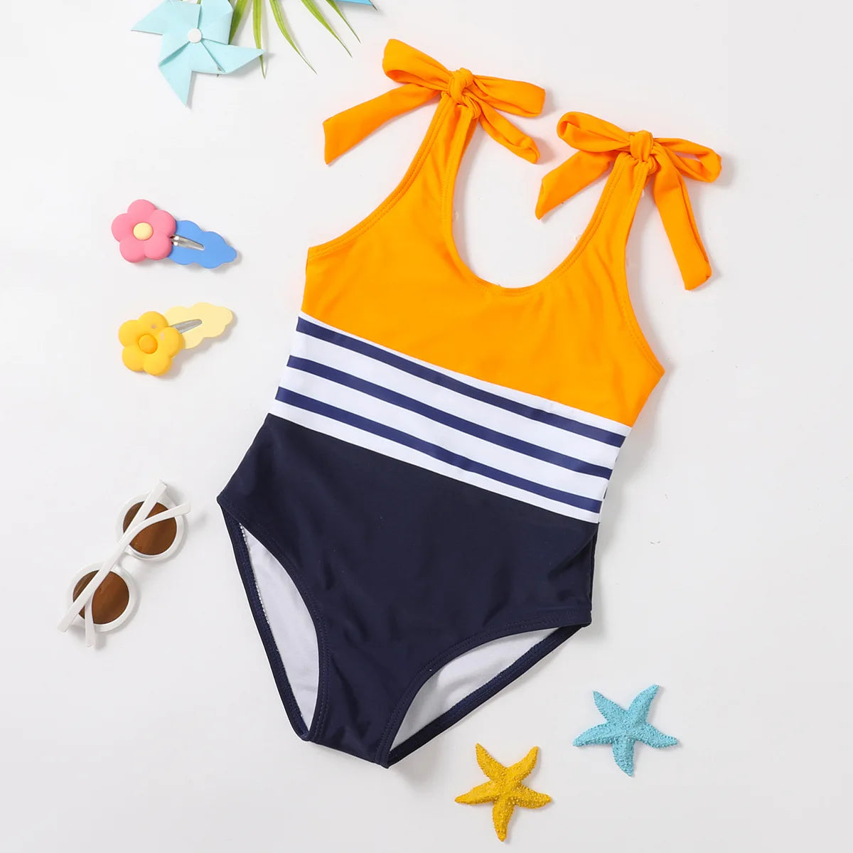 Girls Swimsuit Summer One Piece Bathing Suit Baby Swimwear Kids Girl Bikini Sets Children's Swimming Clothes Beachwear