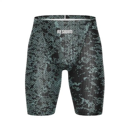 Summer Men's Beach Swimming Trunks Pro Swim Jammer Endurance Athletic Training Swimsuit Shorts Swimwear Jammer Tights Surf Pants