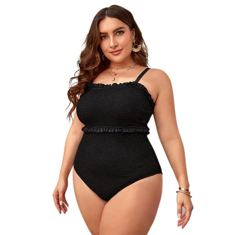 Woman Swimsuits One Piece Plus Size Swimwear Women Sling Bathing Suit Beachwear Big Size Swimming Suit Monokini