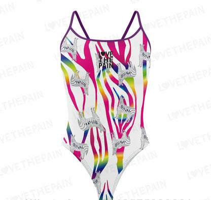 Love The Pain Women Swimsuit One-piece Comfortable Suit Functional Training Swimwear Pro Triathlon Beach Bathing Suit
