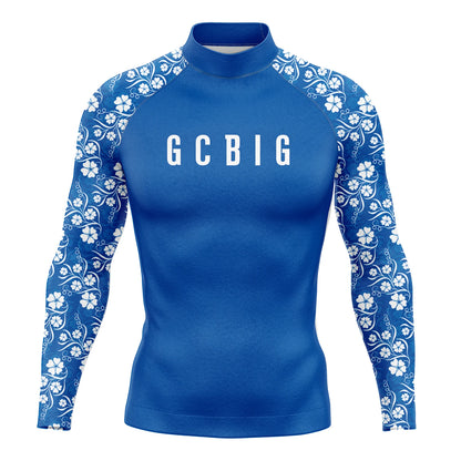 Men Tight Summer Long Sleeve Surf Wear Clothing UV Sun Swimming T-Shirt Rash guard Gym Sets Rash Guards Skins Surfing Suit Diving
