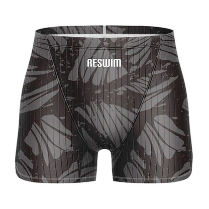 Men's Swim Jammer Swimsuit Athletic Training Racing Swimwear Swimming Trunks For Beach Tights Shorts Quick Dry Bathing Suit