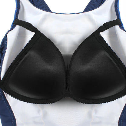 Professional Racing Triathlon Suit Blue Slim One Piece Swimsuit Female Sports Swimwear Women Bathing Swimming Swim Suit