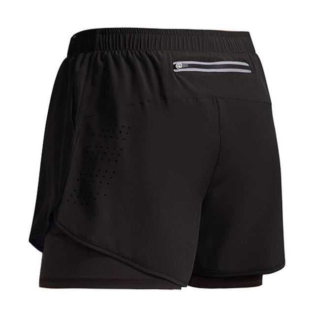 Multi Colours Available  Sport Shorts Men Sportswear Double-deck Training Short Pant Summer 2 In 1 Beach Homme Clothing Jogging Gym Running Shorts