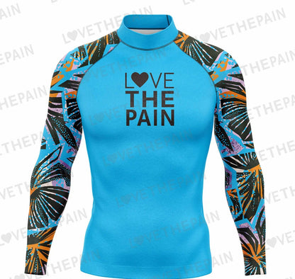 Men's Rash Guards Surfing Diving Suit Swimwear Long Sleeve T-shirt UV Protection Swimsuit Swimming Surf Tight Shirts Gym Clothes