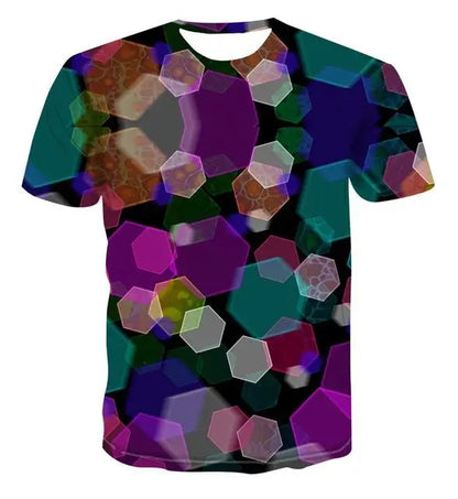 Men's 3d T-shirt Casual Short-sleeved O-neck Fashion Funny Printing T-shirt Men and Women T-shirt High-quality