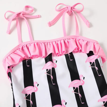 Girls Swimsuit Summer One Piece Bathing Suit Baby Swimwear Kids Girl Bikini Sets Children's Swimming Clothes Beachwear