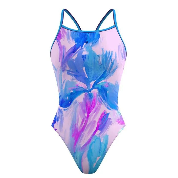 Women's One-Piece Swimsuit Backless Waist-Cinching Speed Swimming Suit Professional Training Competition Swimsuit