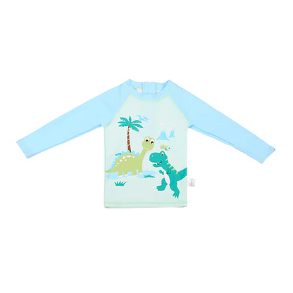 3 Pcs New Boy's Swimsuit Sun Protection UPF 50+ Long Sleeve Swimming Sunsuit With Hat Split Bathing Suits Children