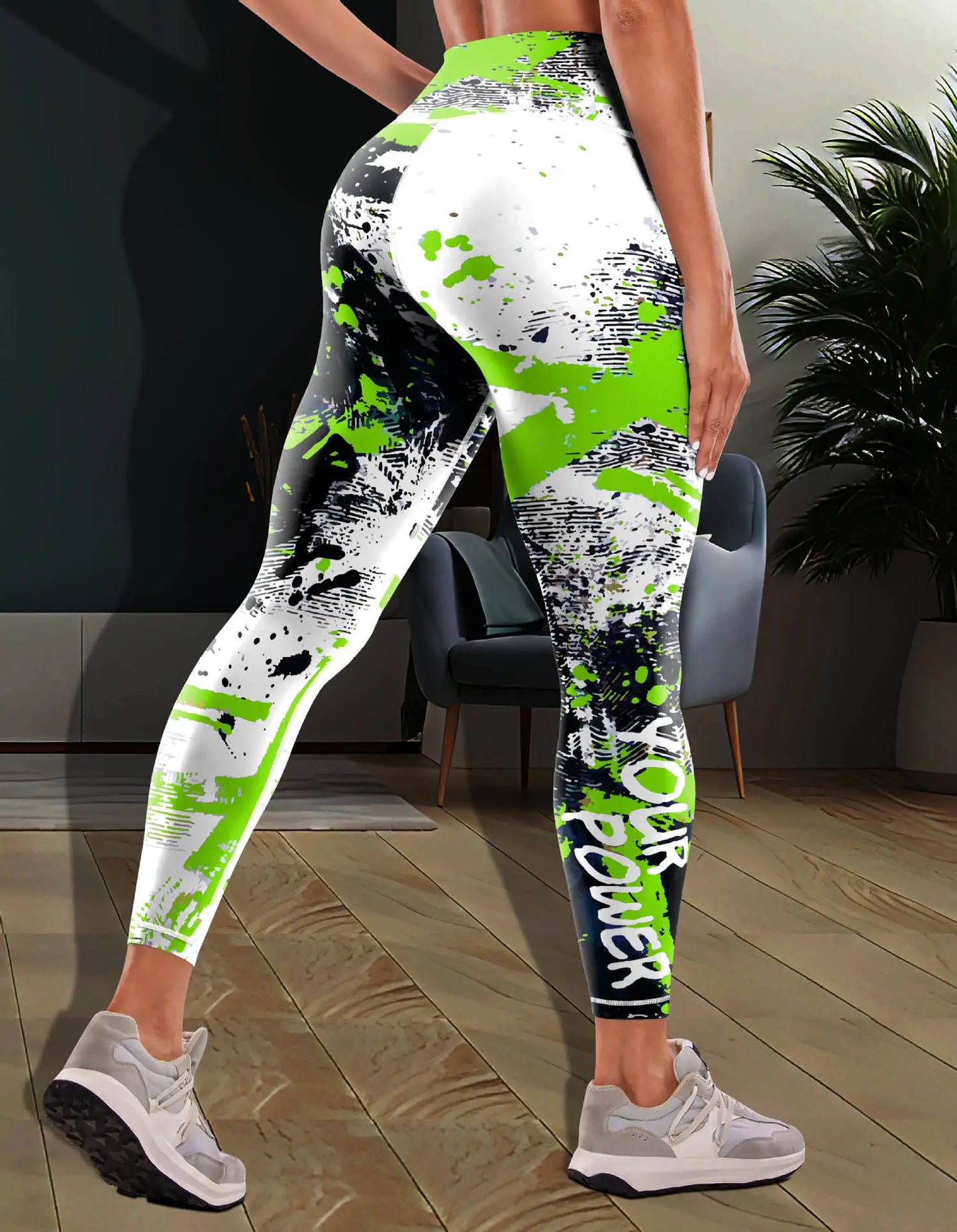 Printed Yoga Pants Women's Sports Fitness Leggings High Waist Tight Sport Pants Clothes Sport Women Fitness Push Up