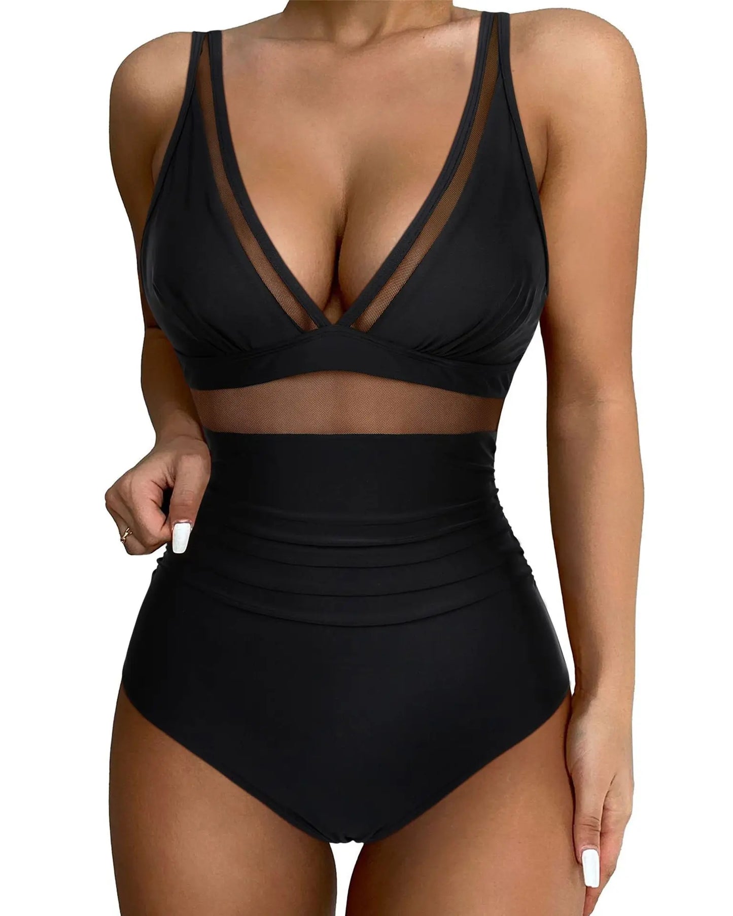 Swimwear Women One Piece Plus Size Swimsuits Closed Push Up Female Beach Swim Wear Body Bathing Suits