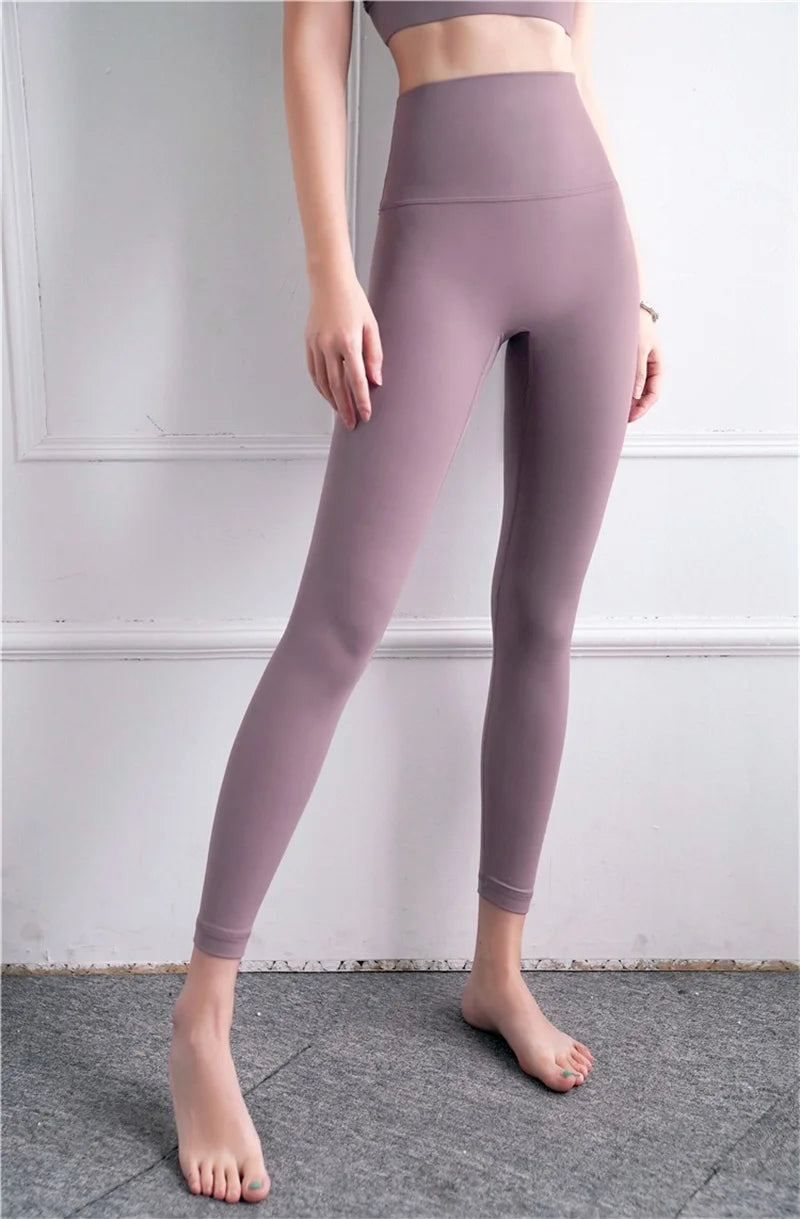 Invisible Back Pocket Gym Legging Butter luxe High Waisted Lounge Legging 25"  Buttery Soft Workout Yoga Pants for Women