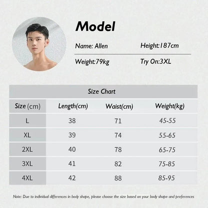 (L-5XL)Swimming Trunks Men Hot Springs Sport Shorts Quick Dry Anti Embarrassment Beach Short Pants Loose Swimsuit