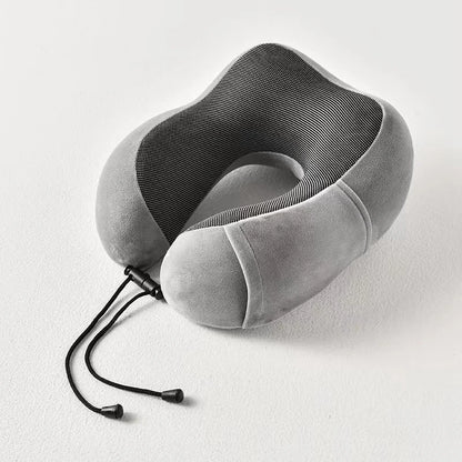 U Shaped Memory Foam Neck Pillows Soft Cervical Orthopedic Pillow Travel Essentials For Airplane Massage Neck Cushion
