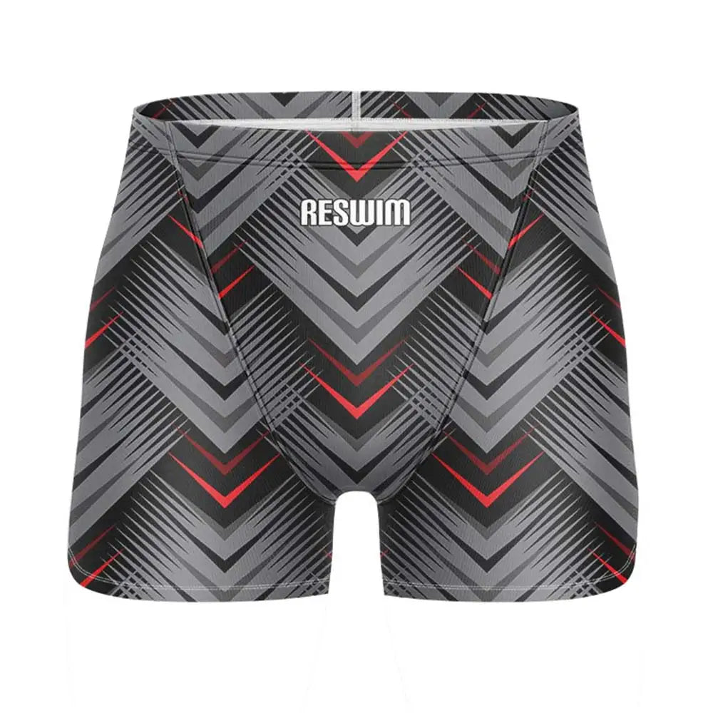 Men's Beach Tights Shorts Swim Jammer Swimsuit Swimming Trunks Athletic Training Swimwear Lycra Running Diving Surfing Pants