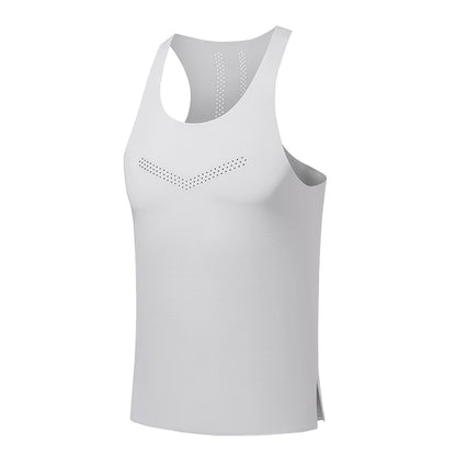 Mens Athletics Tank Top Running Vest Speed Sports Fitness Shirts Guys Athlete Track Field Marathon Sleeveless Clothing Singlets