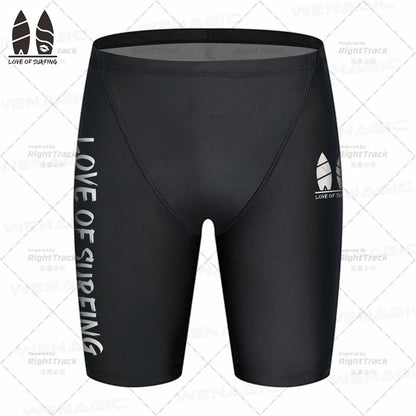 Swim Boxers Swimwear Men's Swimming Jammer Swimming Trunks Beach Trunks Bathing Suit Swimsuits Love Of Surfing Shorts Surf Board Shorts