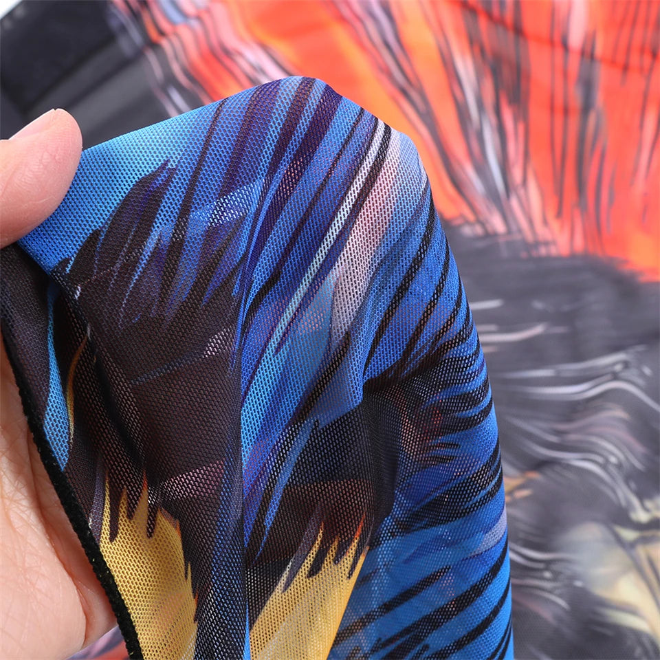 3 Pieces Bikini With Beach Skirt Butterfly Print String Bathing Suit Women Swimwear Female Swimming Swimsuit