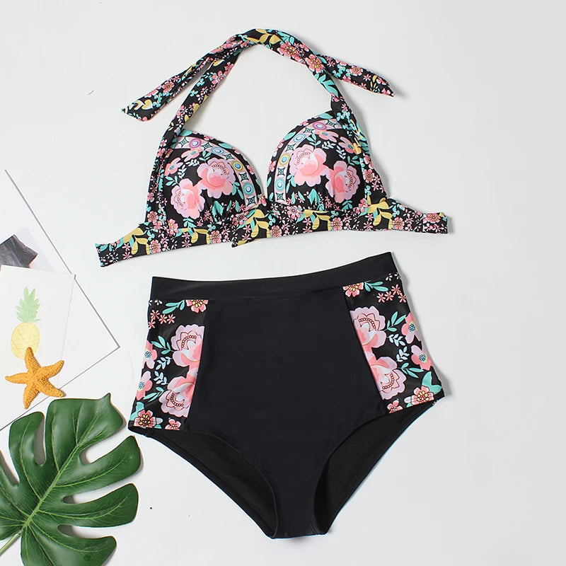 Multi Designs Women Plus Size Bikinis Sets