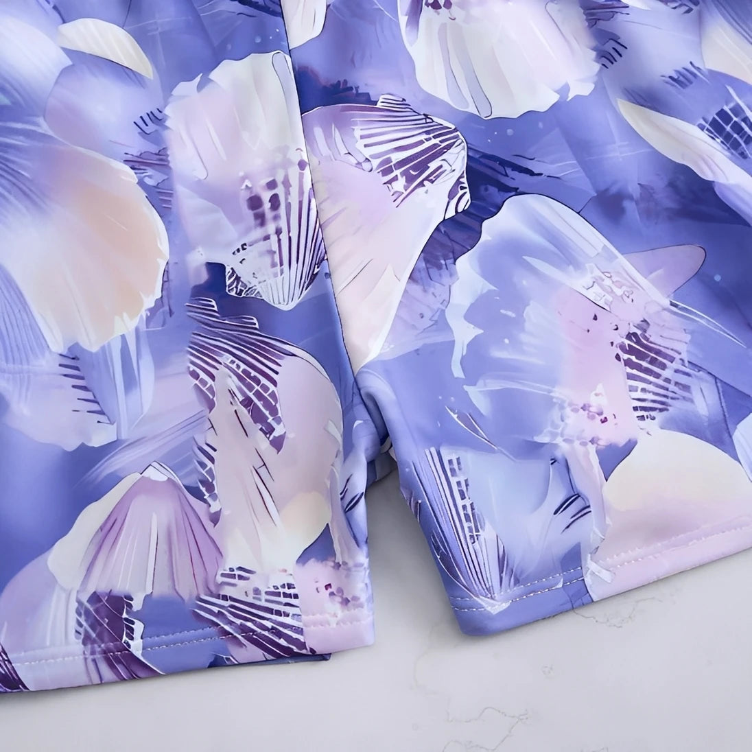 Printed Floral Two Pieces Swimwear Female High Waist Halter Swimsuit Women Bathers Bathing Swimming Swim Suit Beachwear
