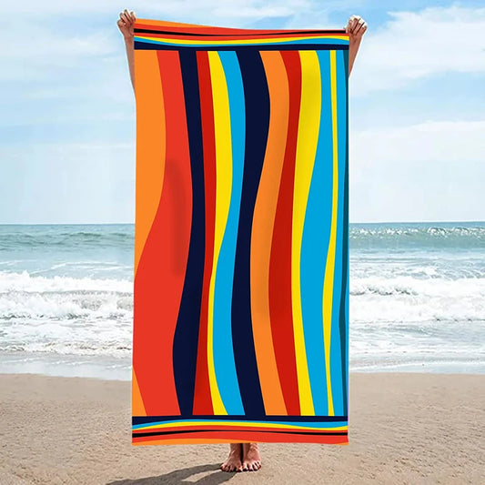 Microfiber Beach Towel Absorbent Bath Towel Big Quick-drying Sunscreen For Adults Travel Swimming Pool