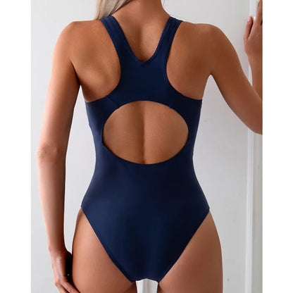 One-Piece Swimsuits Closed Women's Swimwear Sports For Swimming Wear Body Bathing Suits Beachwear Pool Bather