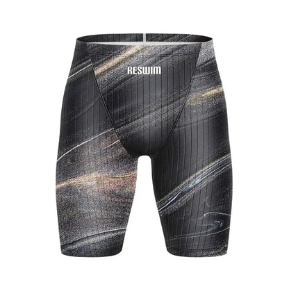 Men's Swim Beach Jammer Tights Shorts Surf Pants Athletic Training Swimsuit Shorts Lycra Chlorine Resistant Swimming Trunks