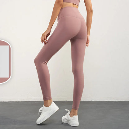 Invisible Back Pocket Gym Legging Butter luxe High Waisted Lounge Legging 25"  Buttery Soft Workout Yoga Pants for Women